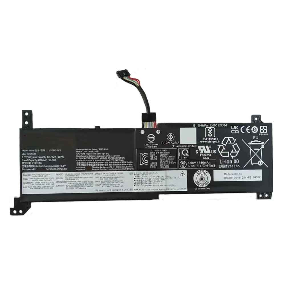 Batería para L12L4A02-4INR19/lenovo-L20M2PF8